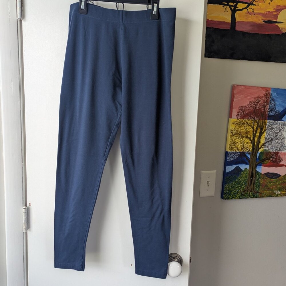 SO The Favorite Legging Navy Blue Size Large